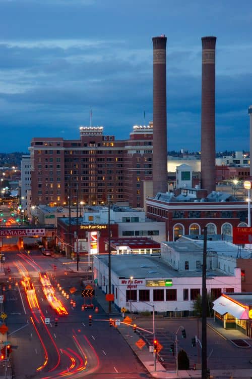 Foto panorámica de Spokane