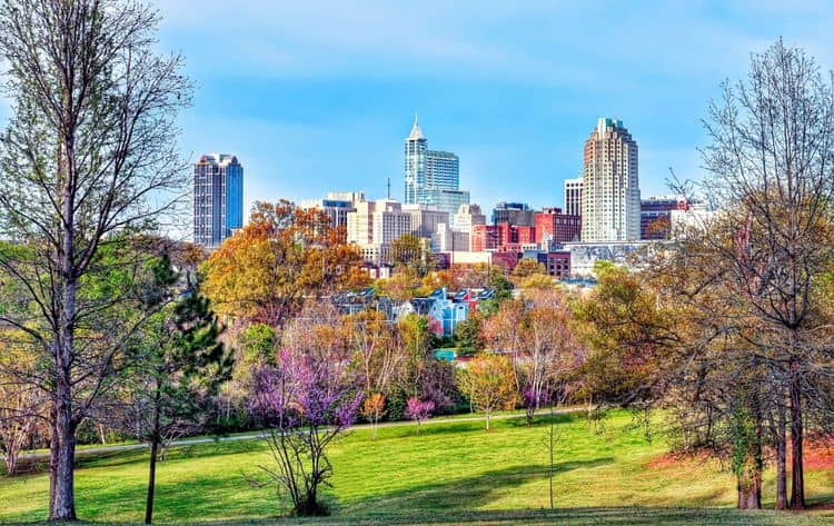 Foto panorámica de Raleigh