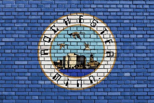 Foto panorámica de Rochester, MN