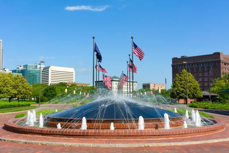 Foto panorámica de Omaha