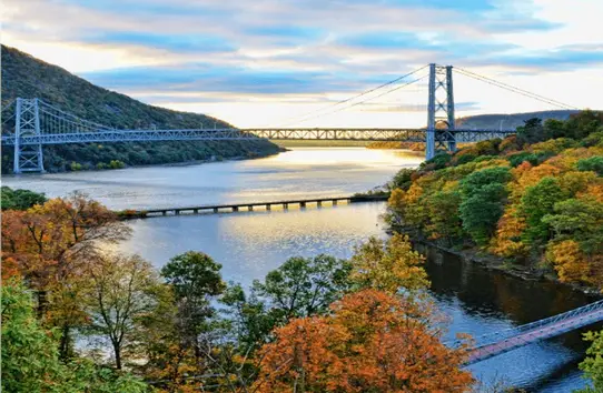 Bear Mountain Bridge in the Hudson Valley.